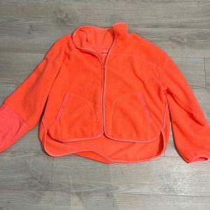 Free people coral zip up